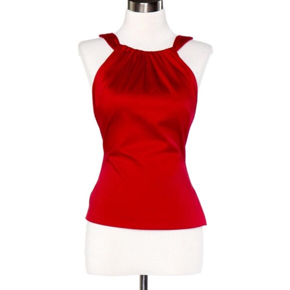 Pinup Girl Red Harley top, Med.